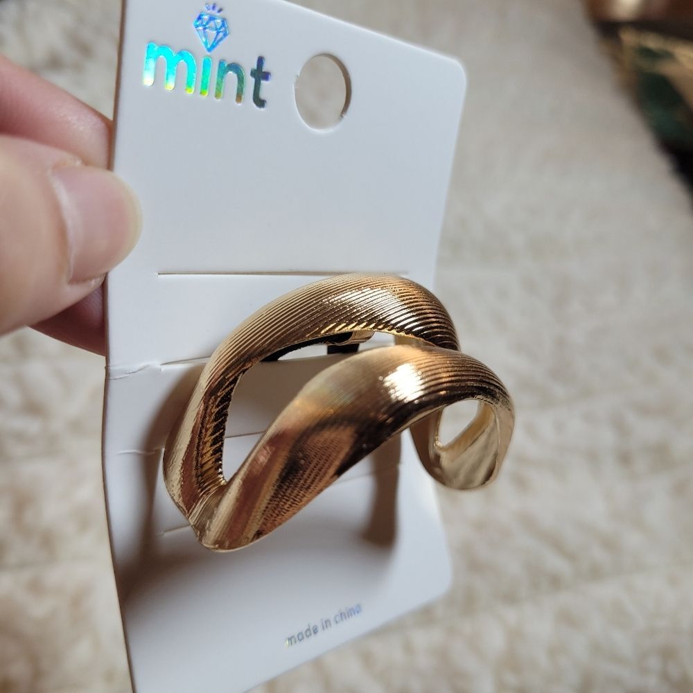 Mint Gold Women's Elegant Hair Tie - Picture 5 of 11